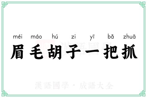 一把抓|一把抓 的意思、解釋、用法、例句